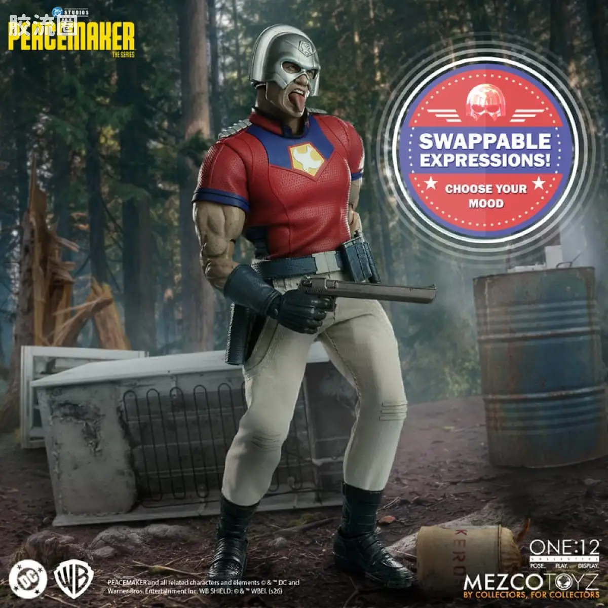 Mezco one-12系列 1/12 DC Comics集体系列 和平使者 - 图片
