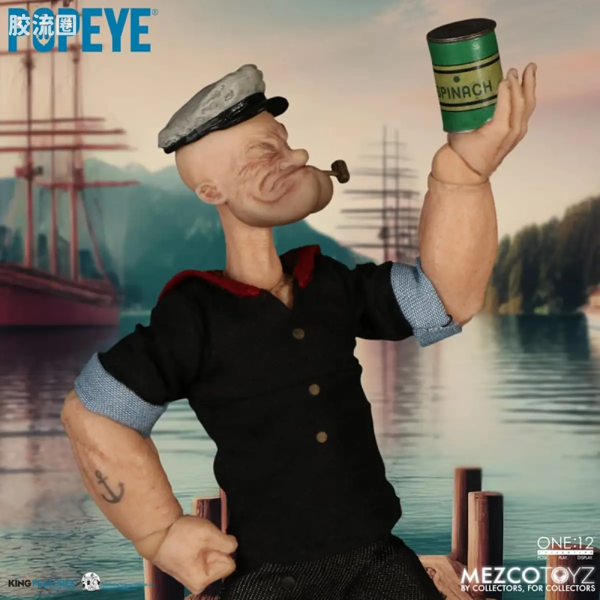 Mezco one-12系列 1/12集体系列 大力水手 - 图片