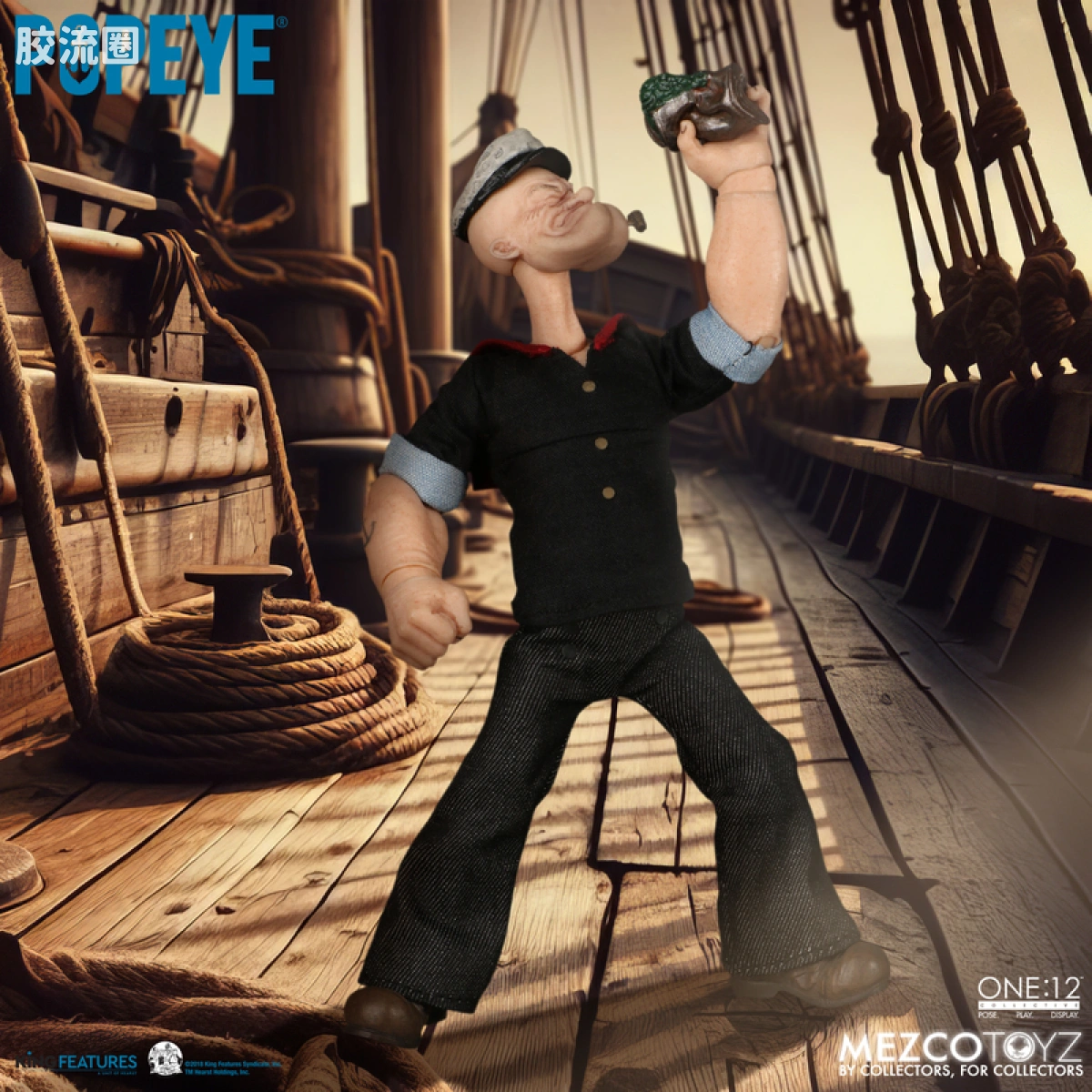 Mezco one-12系列 1/12集体系列 大力水手 - 图片
