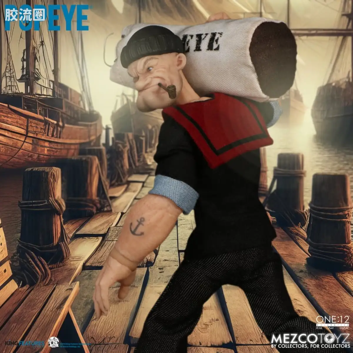 Mezco one-12系列 1/12集体系列 大力水手 - 图片