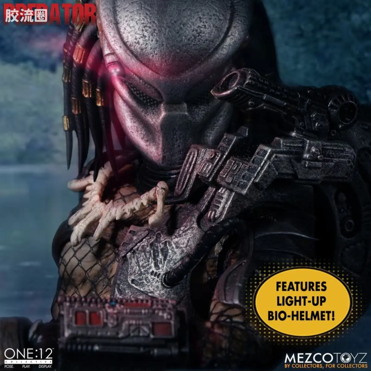 Mezco one-12系列 1/12集体系列 电影 铁血战士 铁血战士 豪华版 - 图片