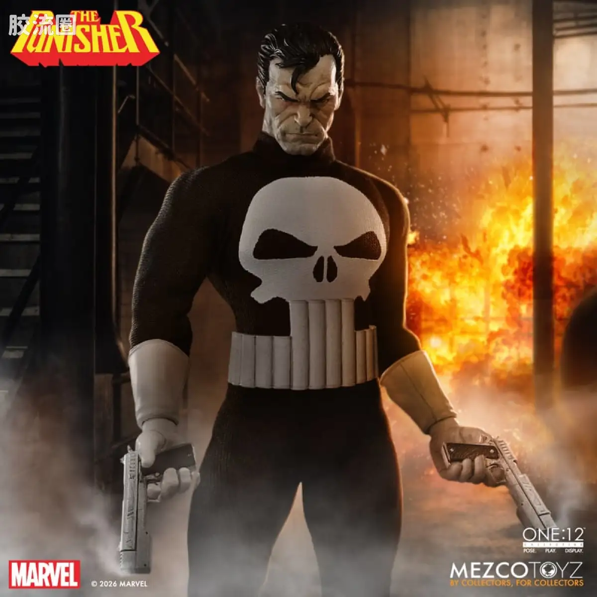 Mezco one-12系列 1/12 Marvel集体系列 惩罚者 - 图片