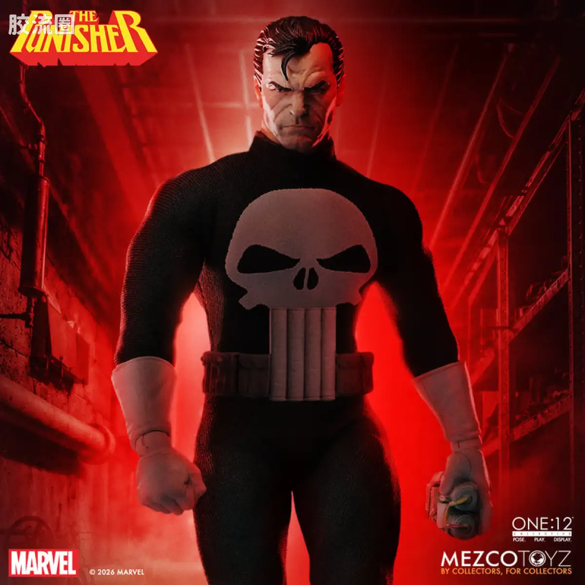 Mezco one-12系列 1/12 Marvel集体系列 惩罚者 - 图片