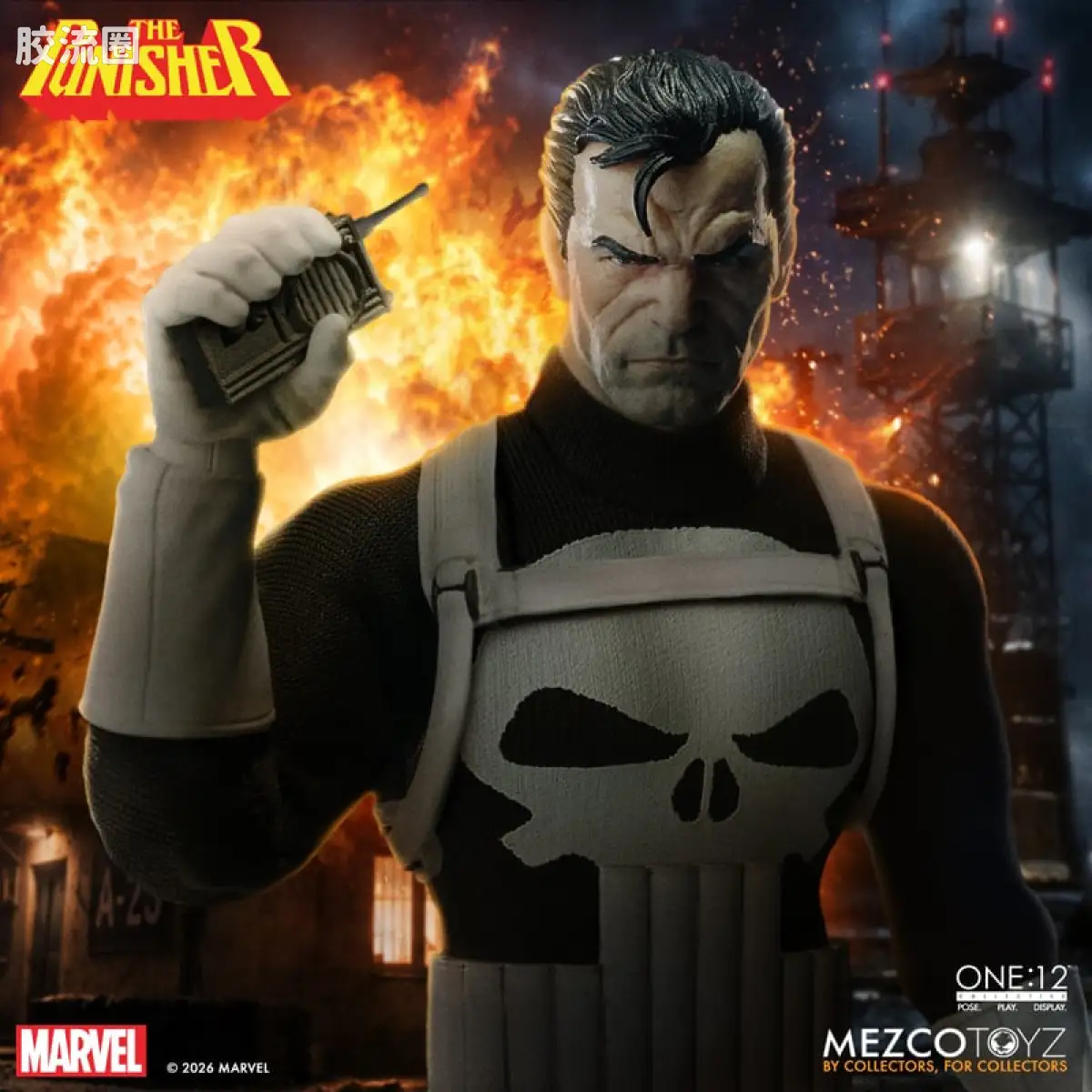 Mezco one-12系列 1/12 Marvel集体系列 惩罚者 - 图片