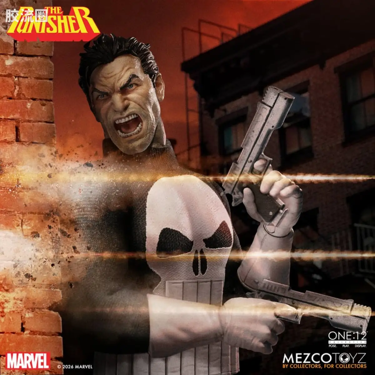 Mezco one-12系列 1/12 Marvel集体系列 惩罚者 - 图片