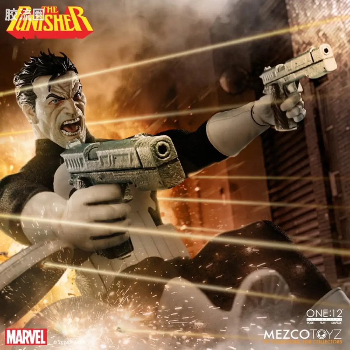 Mezco one-12系列 1/12 Marvel集体系列 惩罚者 - 图片