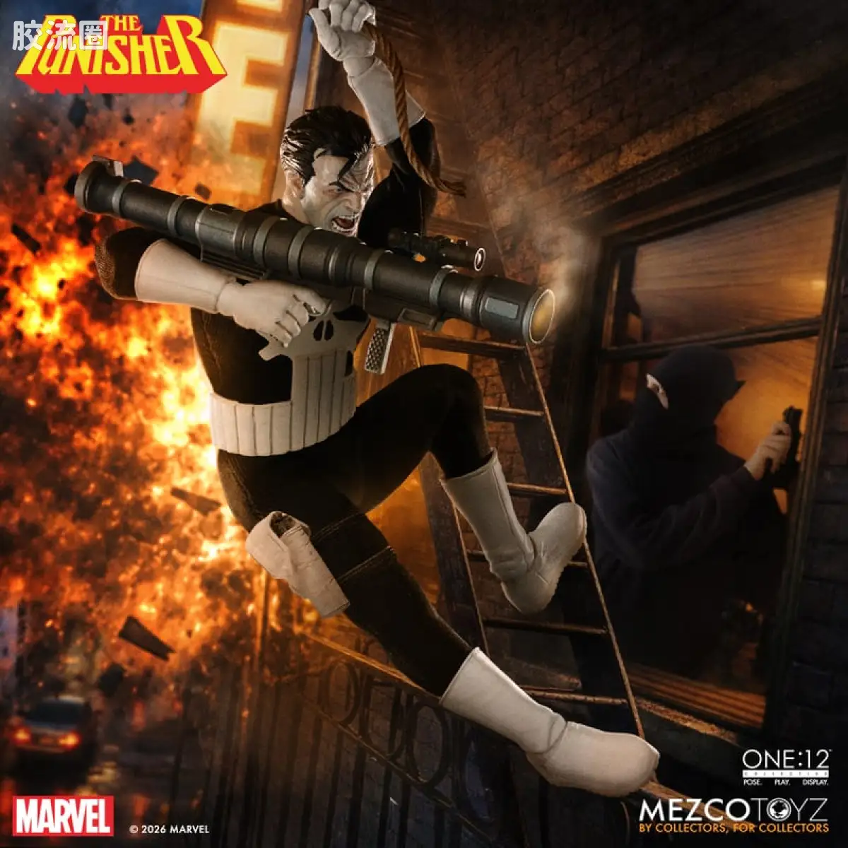 Mezco one-12系列 1/12 Marvel集体系列 惩罚者 - 图片