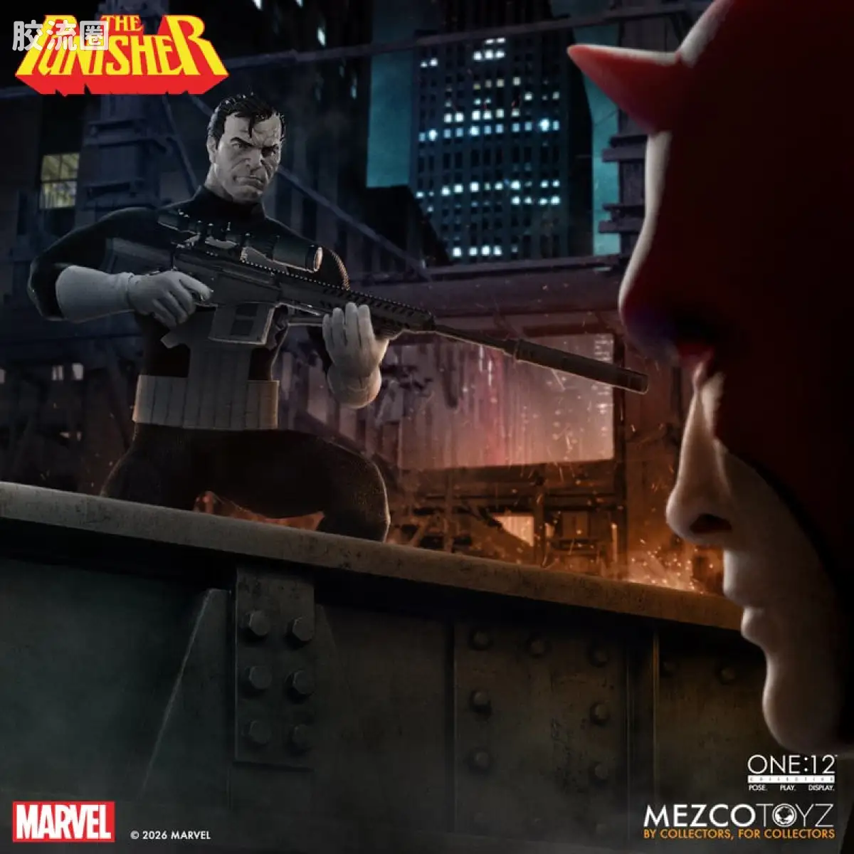 Mezco one-12系列 1/12 Marvel集体系列 惩罚者 - 图片