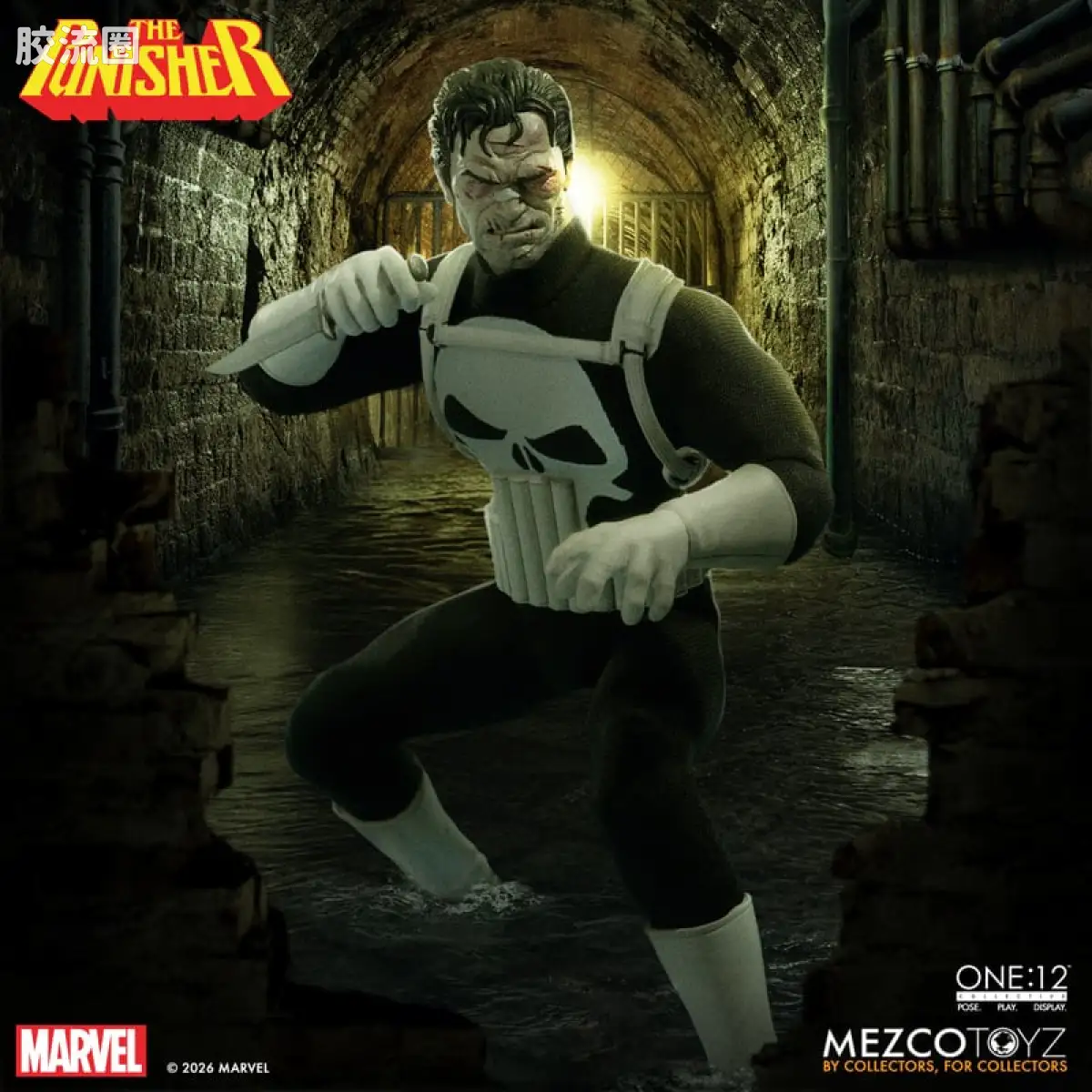 Mezco one-12系列 1/12 Marvel集体系列 惩罚者 - 图片