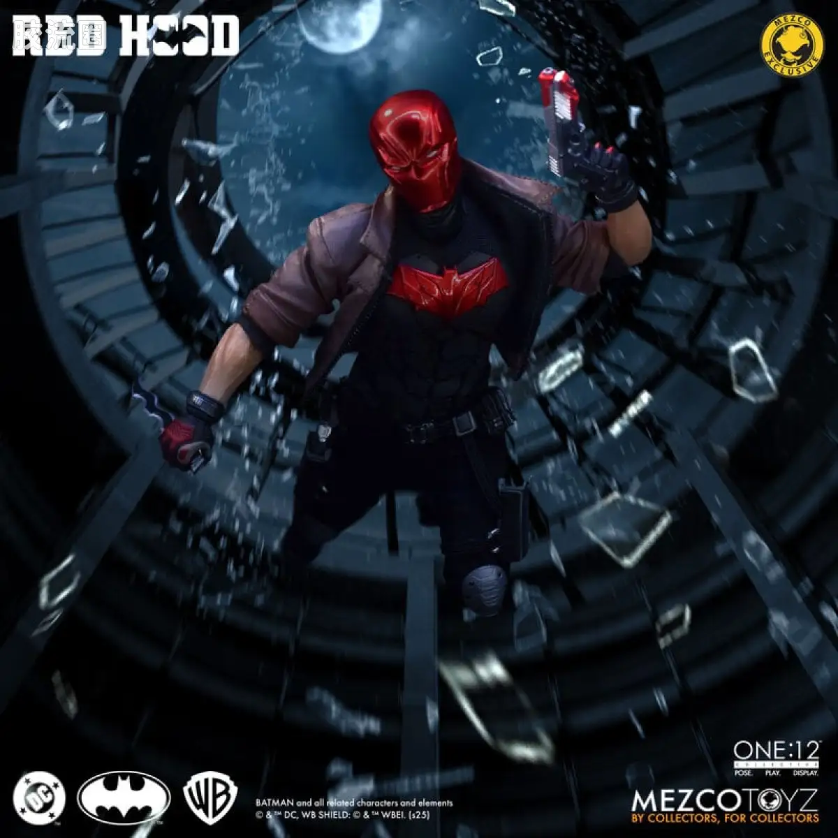 Mezco one-12系列 1/12 DC Comics集体系列 红头罩 - 图片