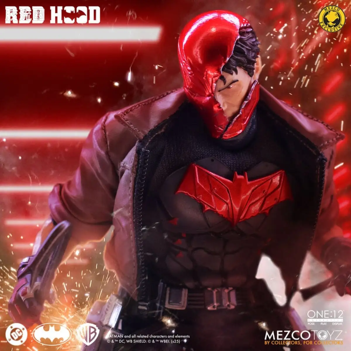 Mezco one-12系列 1/12 DC Comics集体系列 红头罩 - 图片