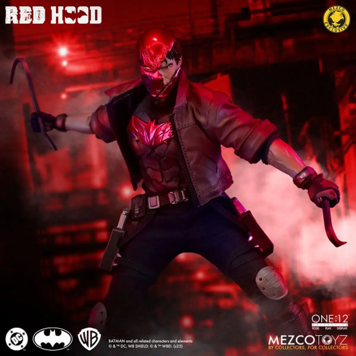 Mezco one-12系列 1/12 DC Comics集体系列 红头罩 - 图片
