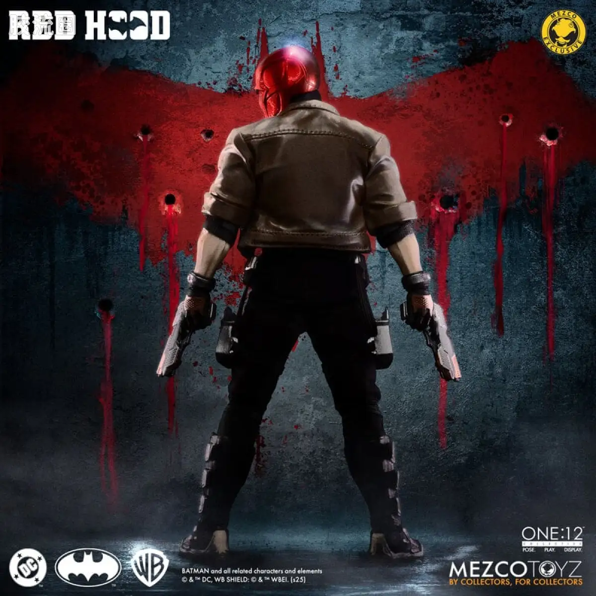 Mezco one-12系列 1/12 DC Comics集体系列 红头罩 - 图片