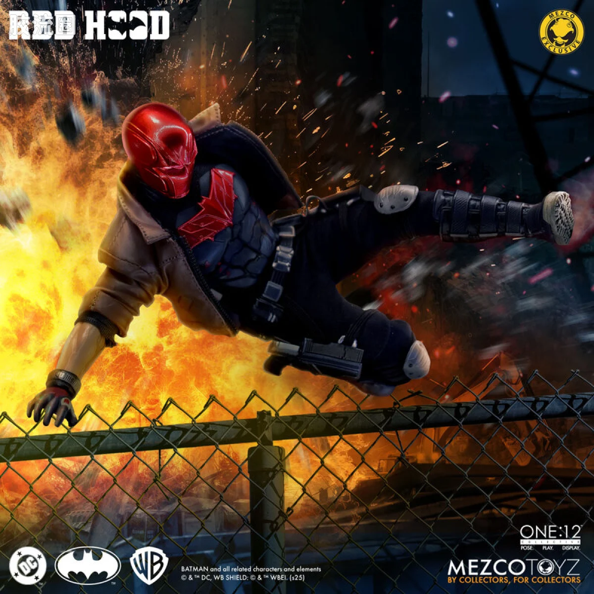 Mezco one-12系列 1/12 DC Comics集体系列 红头罩 - 图片