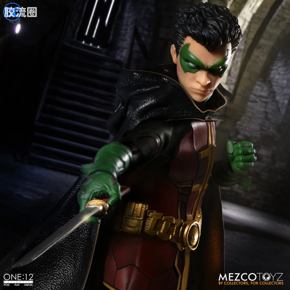 Mezco one-12系列 1/12 DC Comics集体系列 罗宾 - 图片