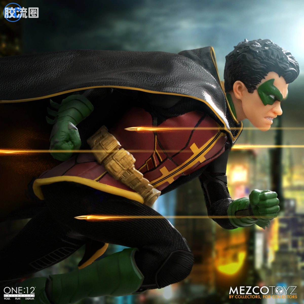 Mezco one-12系列 1/12 DC Comics集体系列 罗宾 - 图片