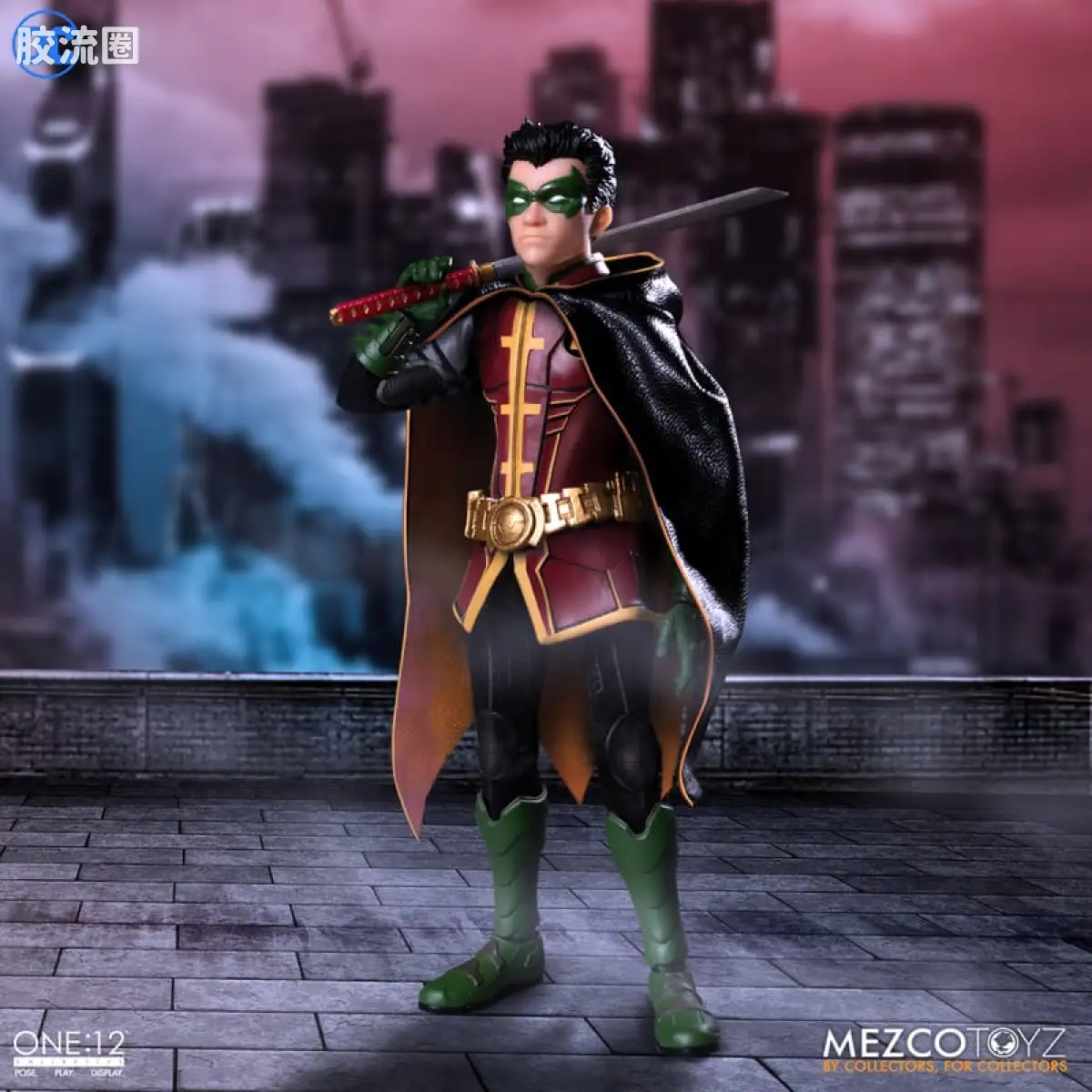 Mezco one-12系列 1/12 DC Comics集体系列 罗宾 - 图片