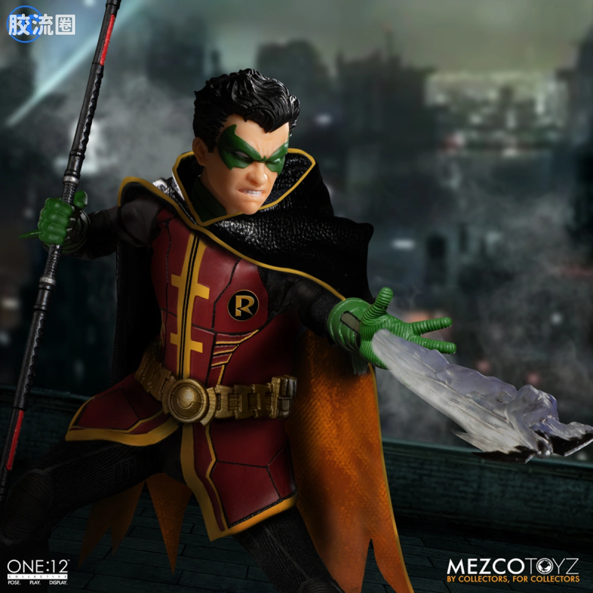 Mezco one-12系列 1/12 DC Comics集体系列 罗宾 - 图片