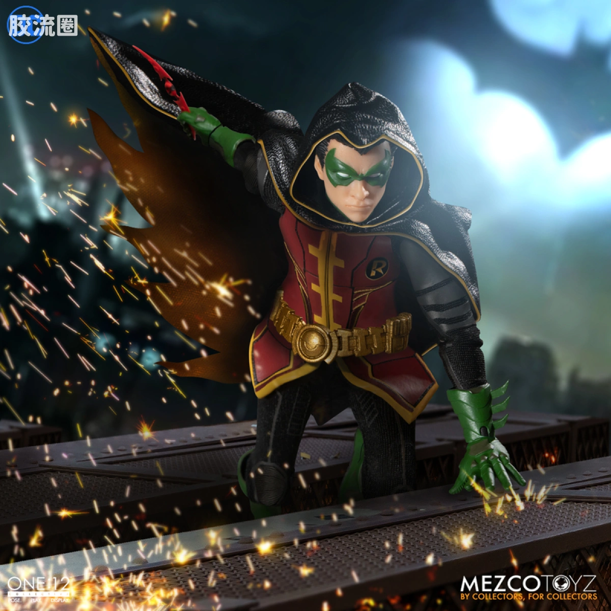 Mezco one-12系列 1/12 DC Comics集体系列 罗宾 - 图片