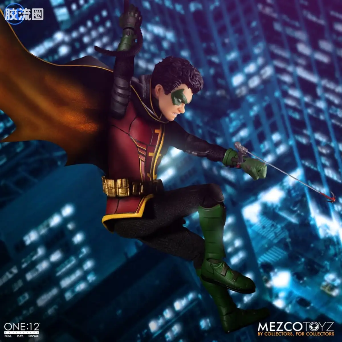 Mezco one-12系列 1/12 DC Comics集体系列 罗宾 - 图片