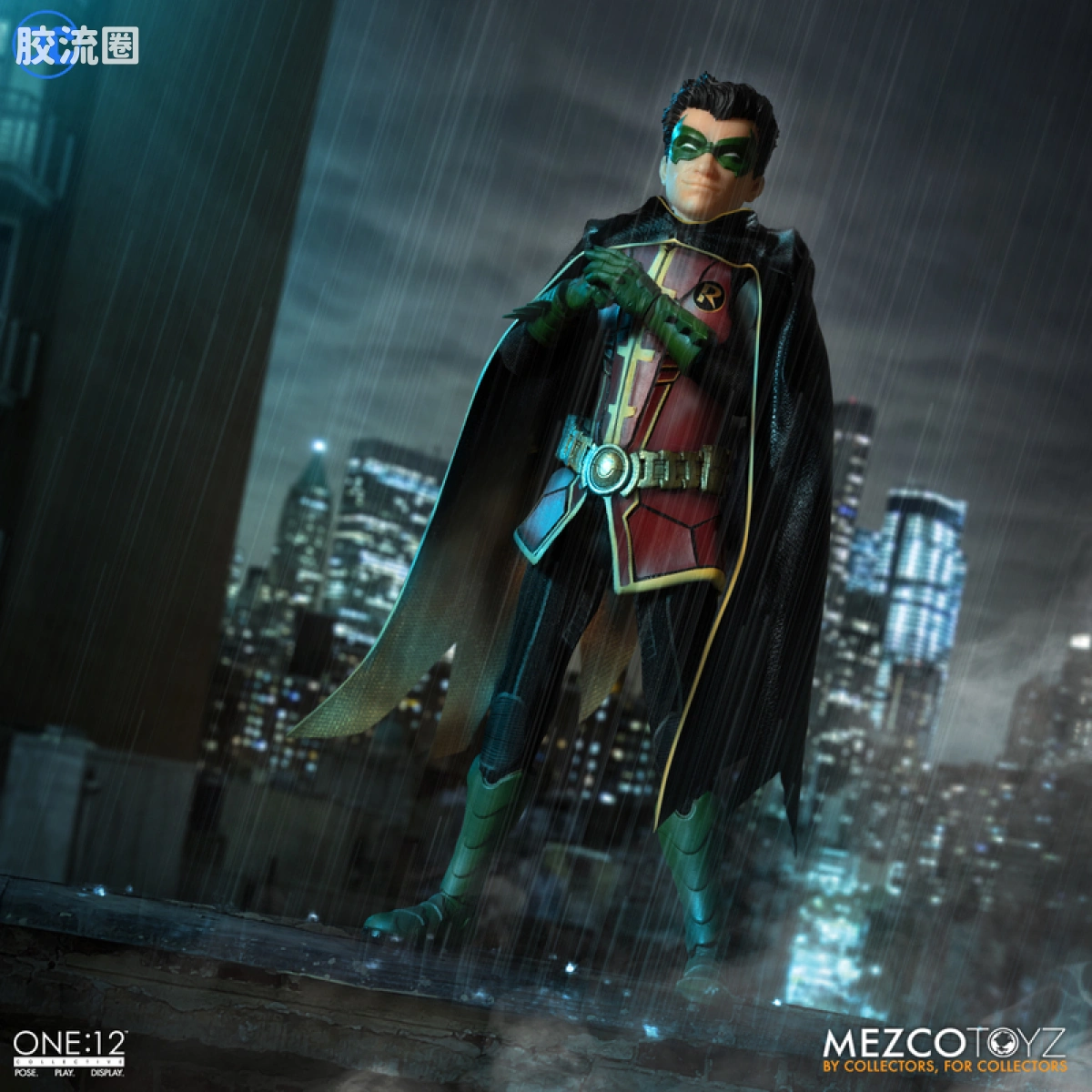 Mezco one-12系列 1/12 DC Comics集体系列 罗宾 - 图片