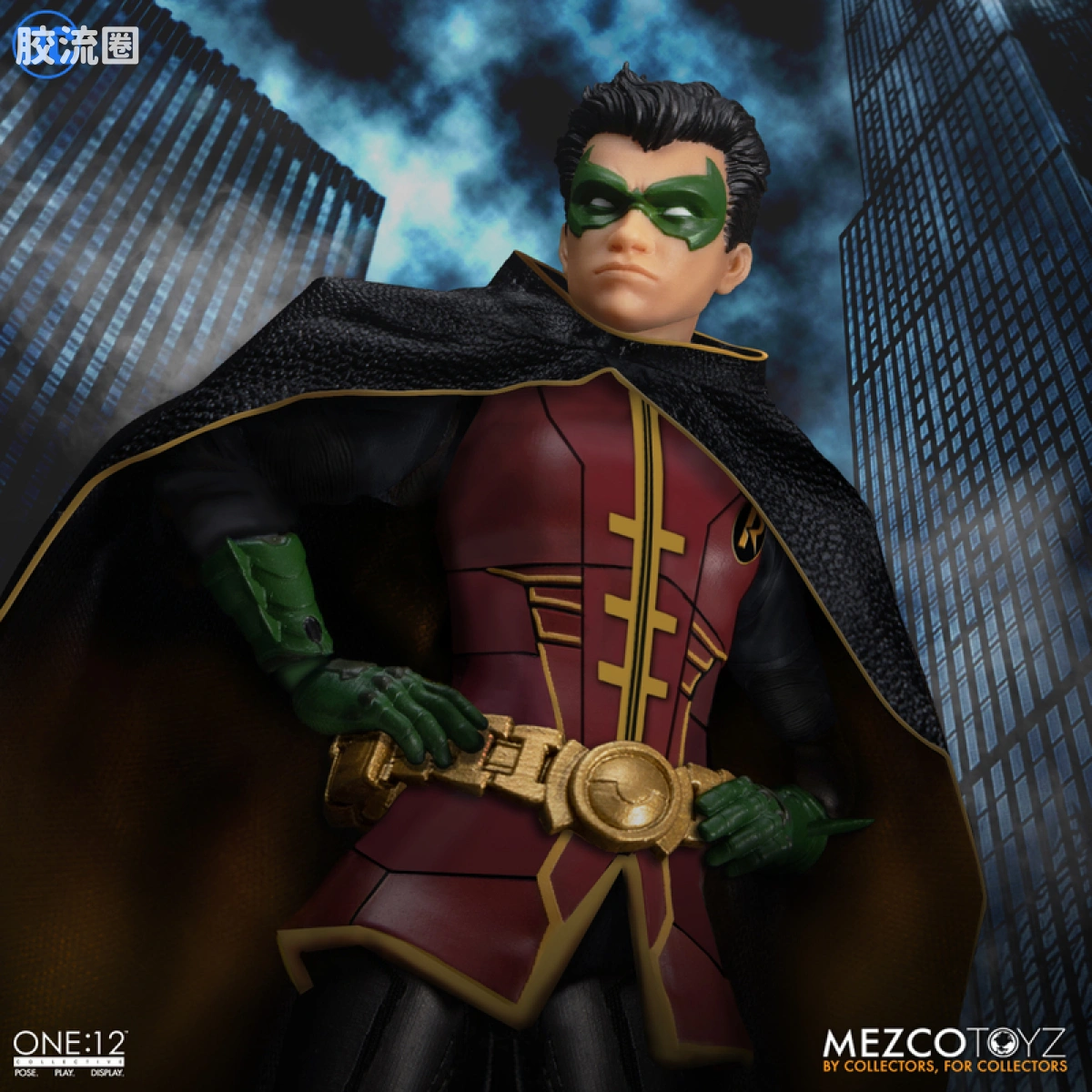 Mezco one-12系列 1/12 DC Comics集体系列 罗宾 - 图片