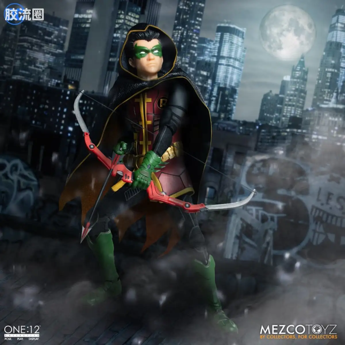 Mezco one-12系列 1/12 DC Comics集体系列 罗宾 - 图片