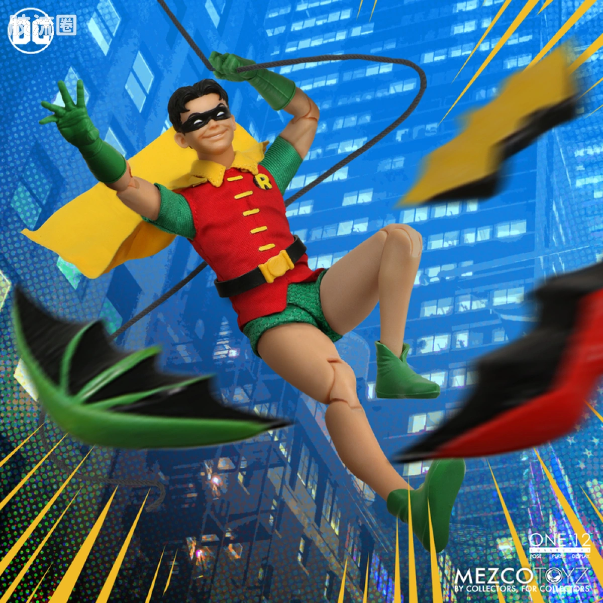 Mezco one-12系列 1/12 DC Comics集体系列 罗宾—黄金时代版 - 图片