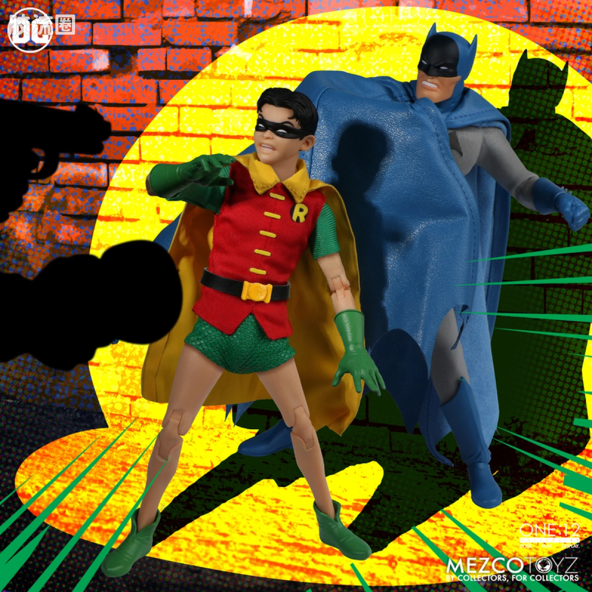 Mezco one-12系列 1/12 DC Comics集体系列 罗宾—黄金时代版 - 图片