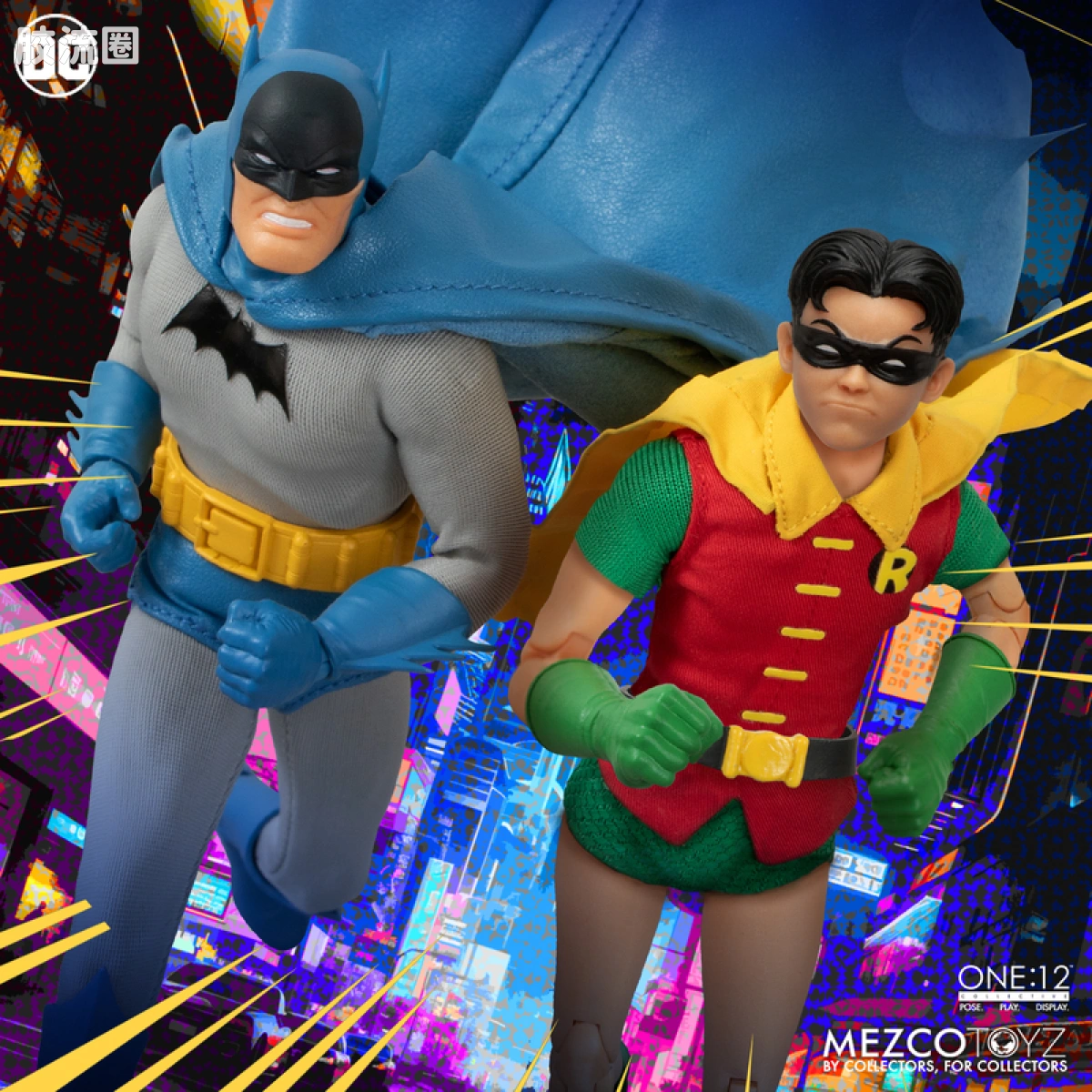 Mezco one-12系列 1/12 DC Comics集体系列 罗宾—黄金时代版 - 图片