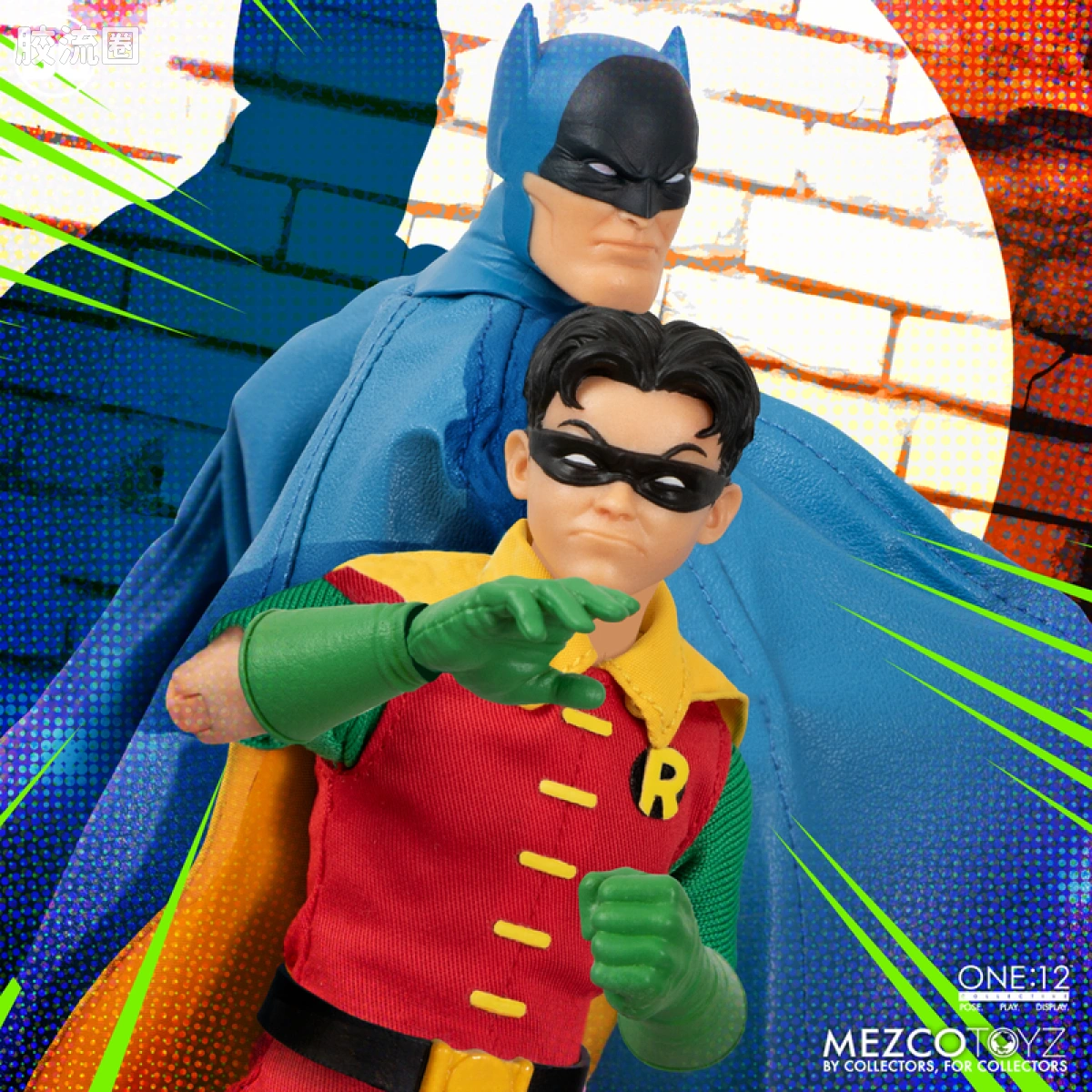 Mezco one-12系列 1/12 DC Comics集体系列 罗宾—黄金时代版 - 图片