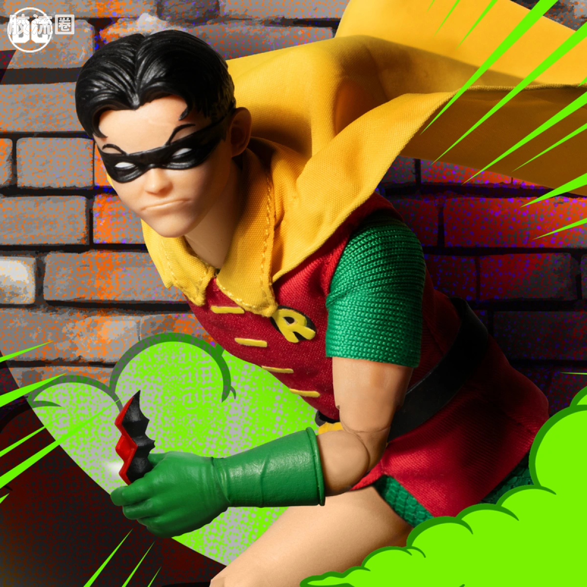 Mezco one-12系列 1/12 DC Comics集体系列 罗宾—黄金时代版 - 图片
