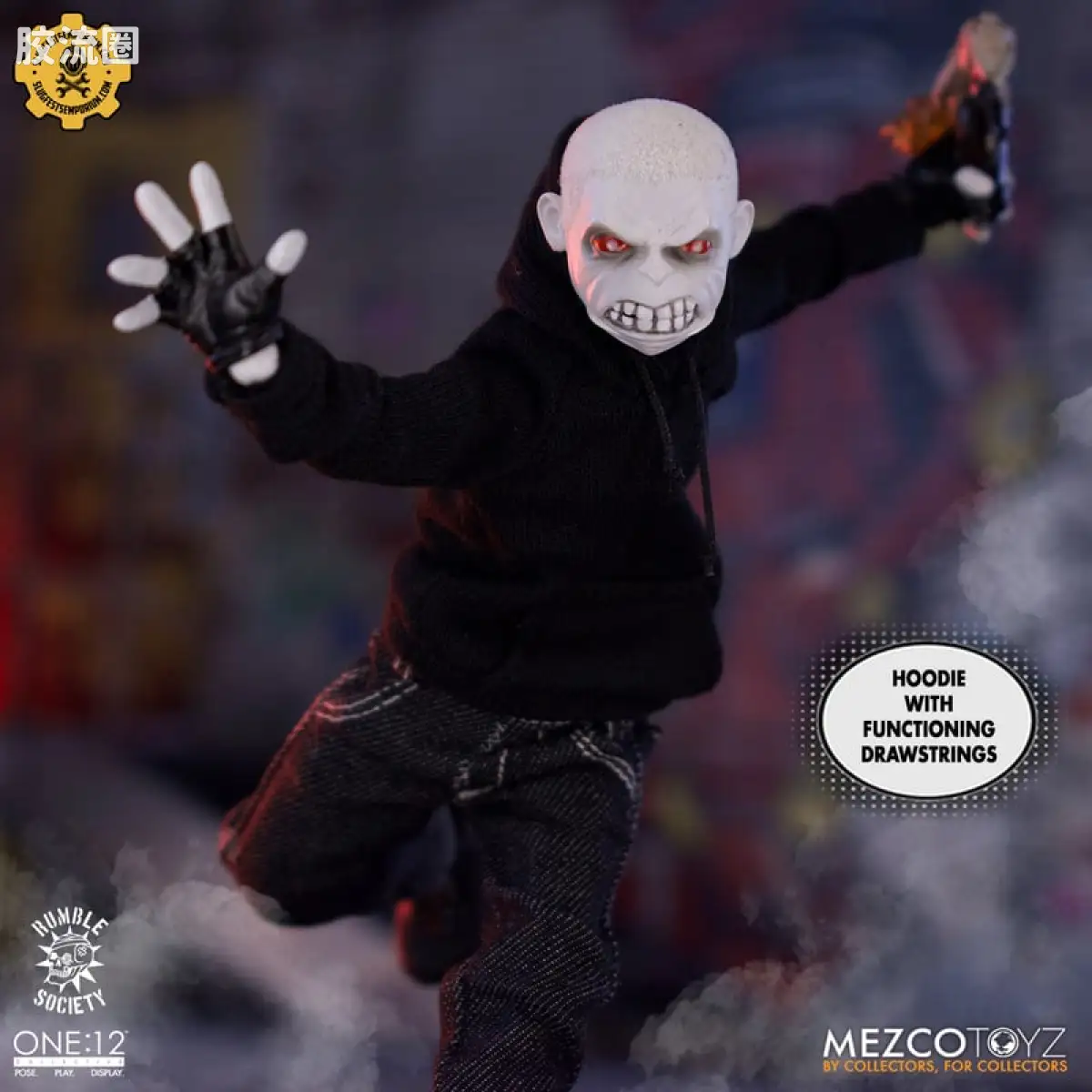 Mezco one-12系列 1/12 Rumble Society集体系列  白嘻哈 - 图片