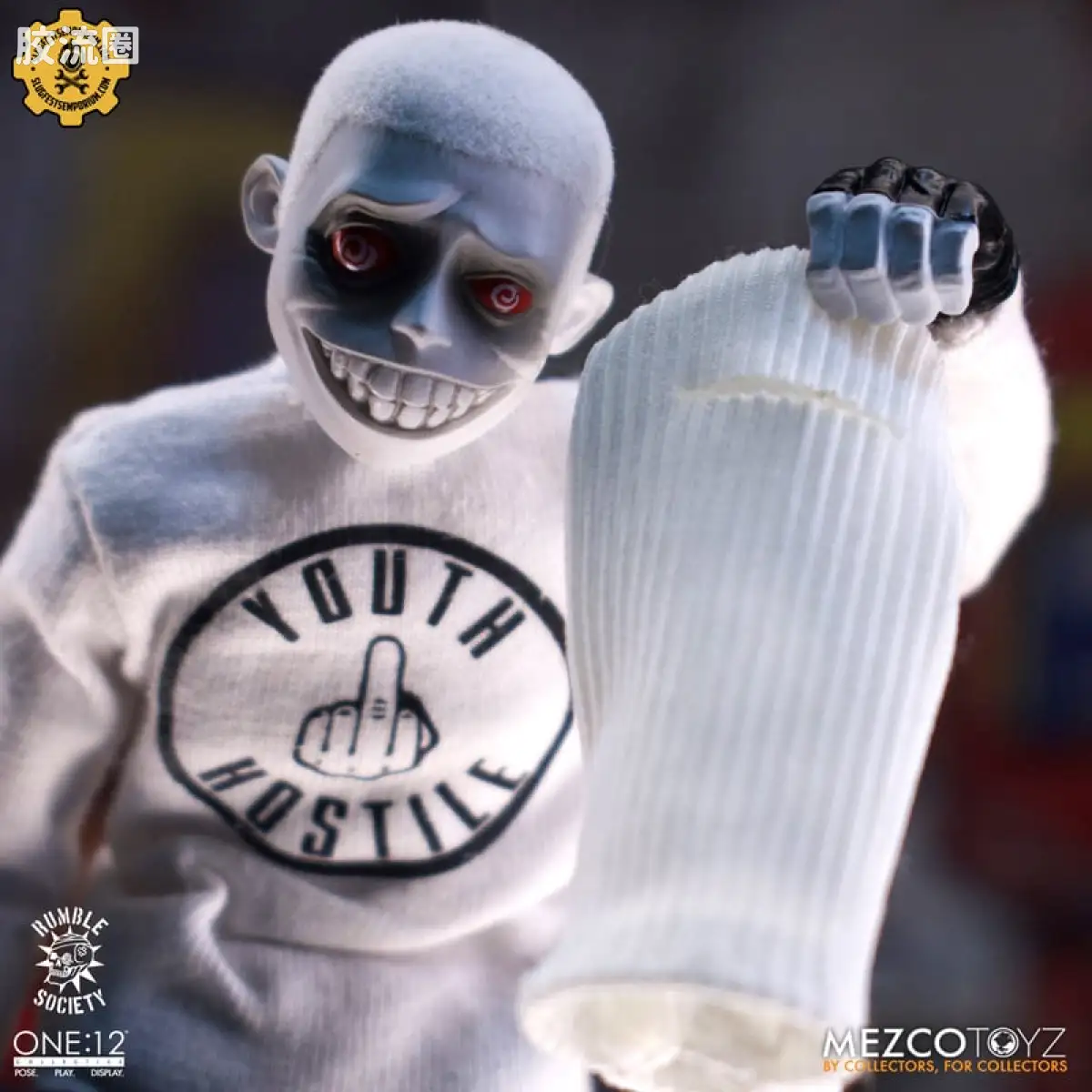 Mezco one-12系列 1/12 Rumble Society集体系列  白嘻哈 - 图片
