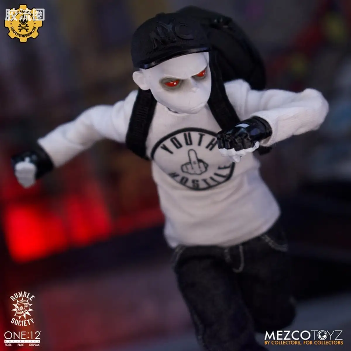 Mezco one-12系列 1/12 Rumble Society集体系列  白嘻哈 - 图片