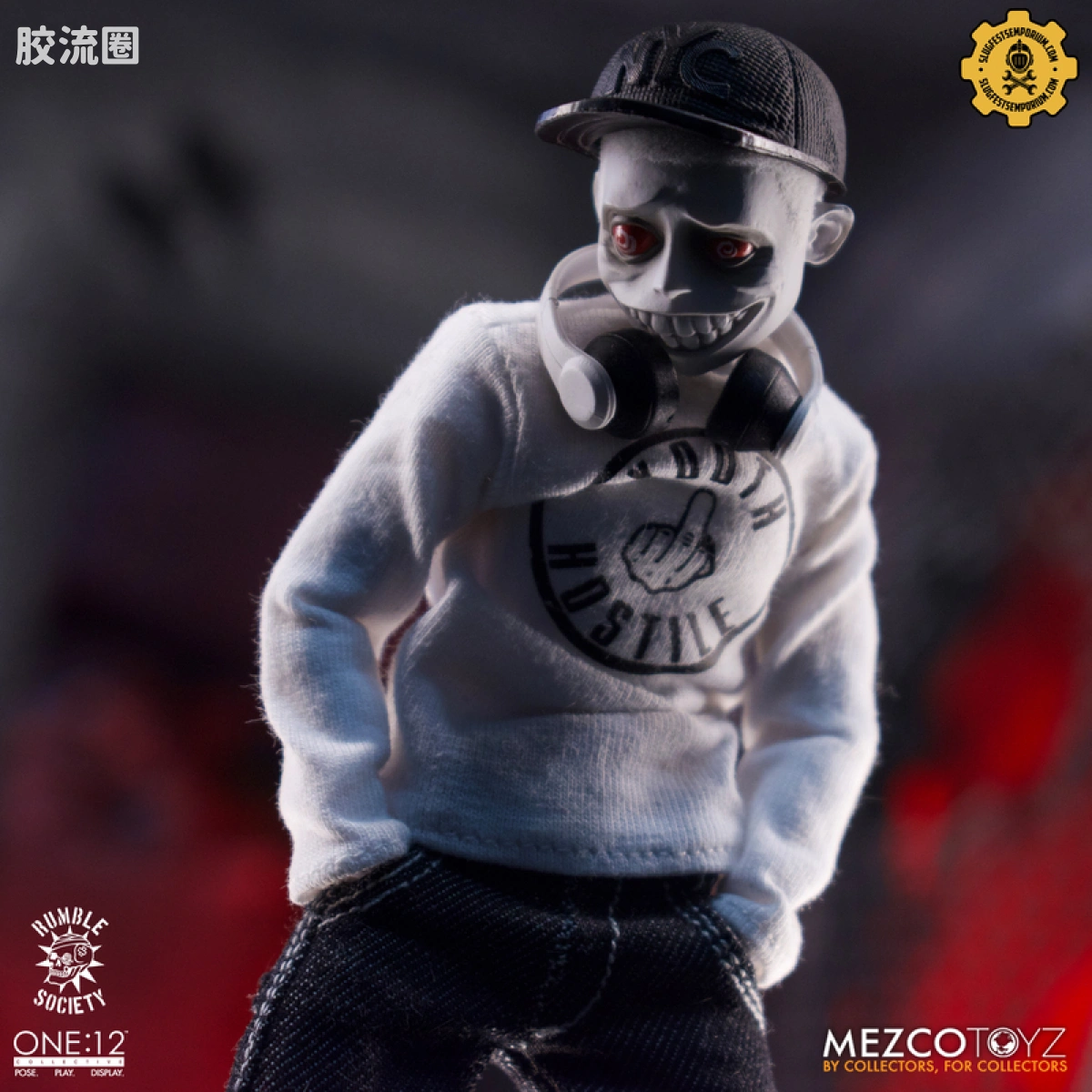 Mezco one-12系列 1/12 Rumble Society集体系列  白嘻哈 - 图片