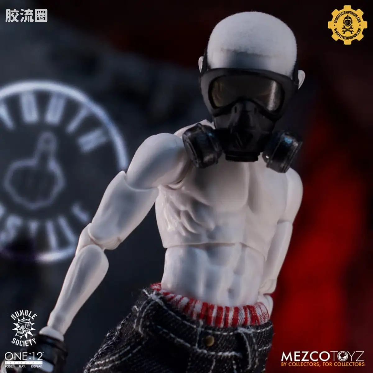 Mezco one-12系列 1/12 Rumble Society集体系列  白嘻哈 - 图片