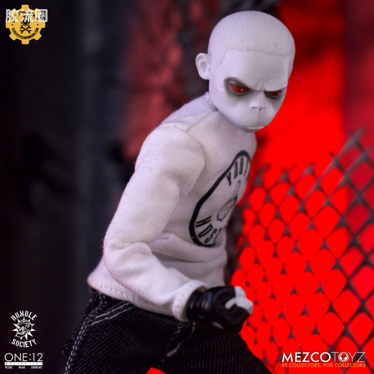 Mezco one-12系列 1/12 Rumble Society集体系列  白嘻哈 - 图片