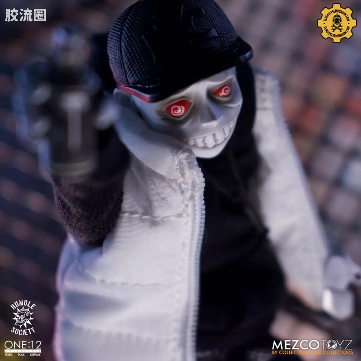 Mezco one-12系列 1/12 Rumble Society集体系列  白嘻哈 - 图片