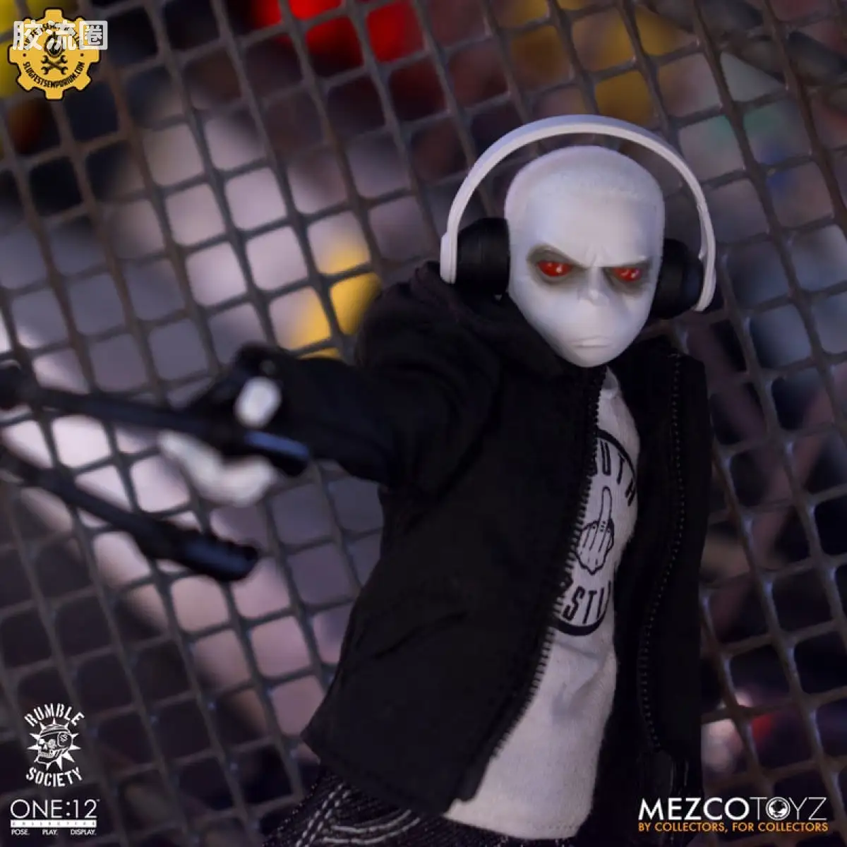 Mezco one-12系列 1/12 Rumble Society集体系列  白嘻哈 - 图片