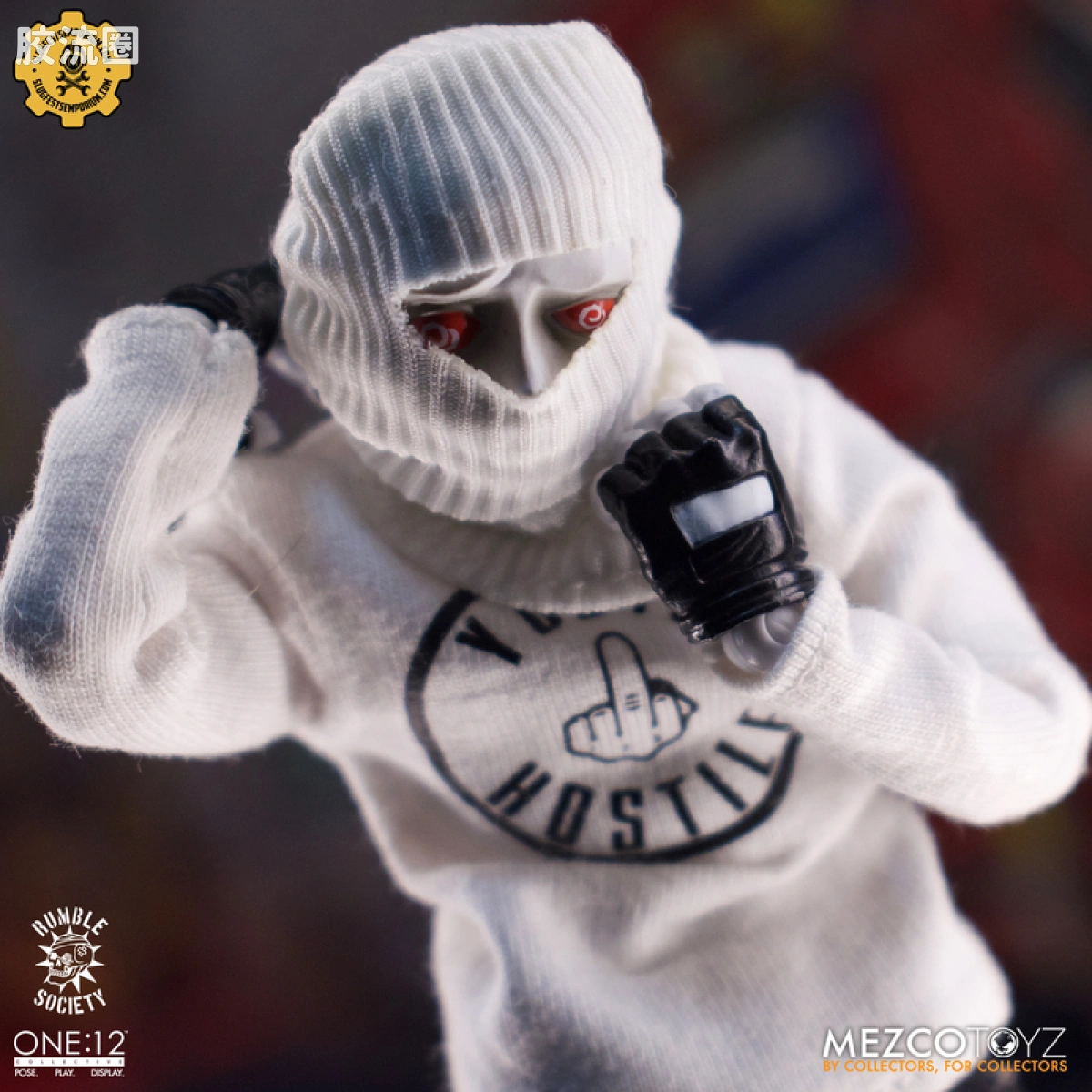 Mezco one-12系列 1/12 Rumble Society集体系列  白嘻哈 - 图片