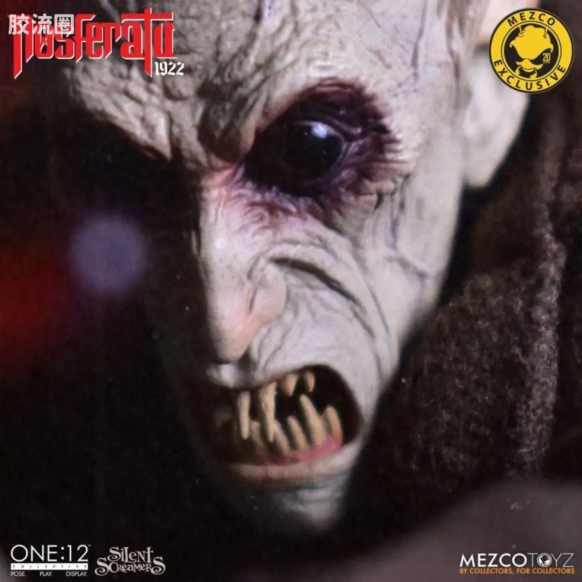 Mezco one-12系列 1/12 Rumble Society集体系列  无声尖叫系列：诺斯费拉图 - 图片
