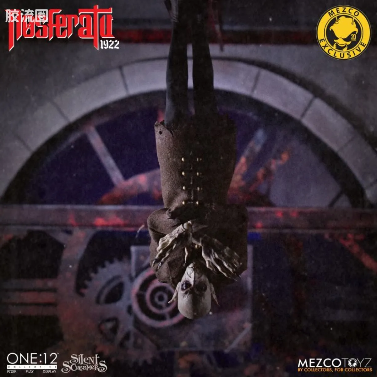 Mezco one-12系列 1/12 Rumble Society集体系列  无声尖叫系列：诺斯费拉图 - 图片