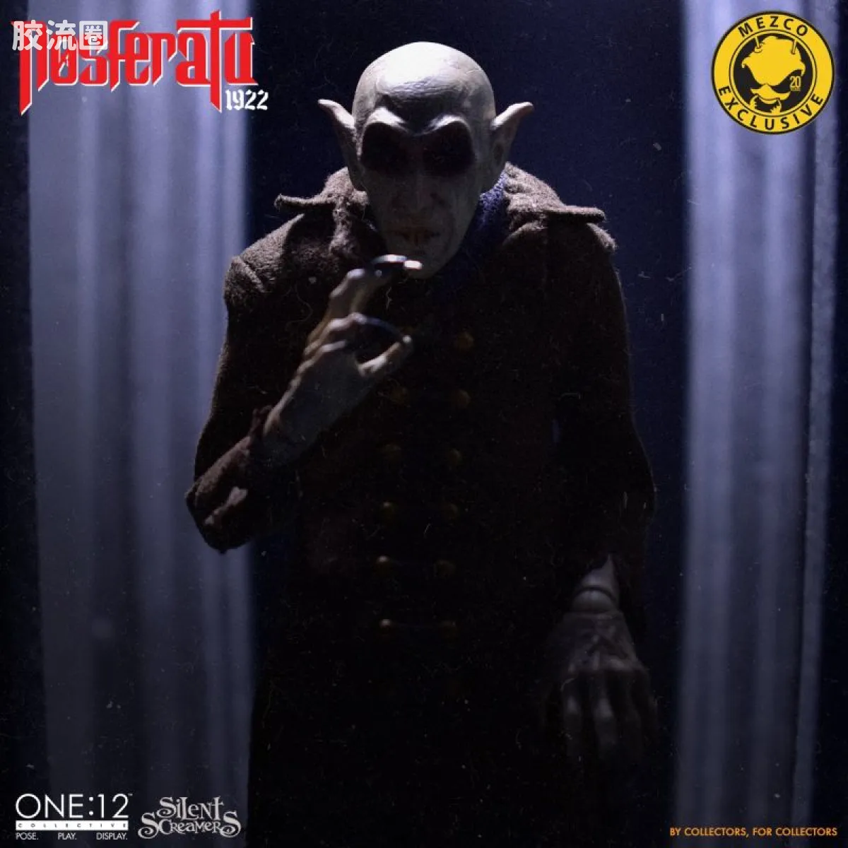Mezco one-12系列 1/12 Rumble Society集体系列  无声尖叫系列：诺斯费拉图 - 图片