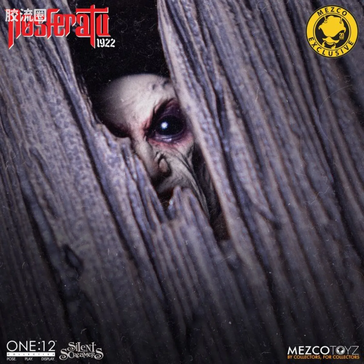 Mezco one-12系列 1/12 Rumble Society集体系列  无声尖叫系列：诺斯费拉图 - 图片