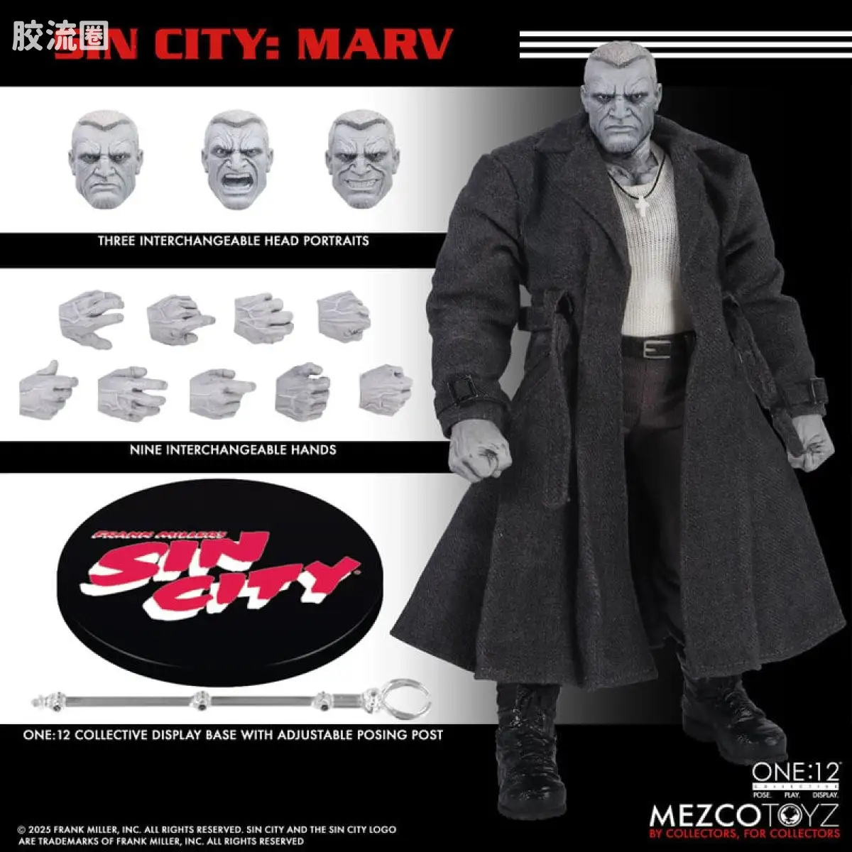 Mezco one-12系列 1/12集体系列 罪恶之城：马弗 - 图片