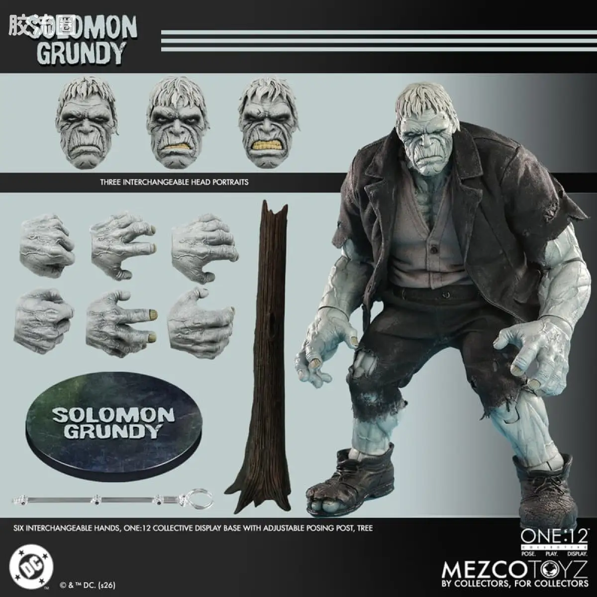 Mezco one-12系列 1/12 DC Comics集体系列 所罗门·格兰迪 - 图片