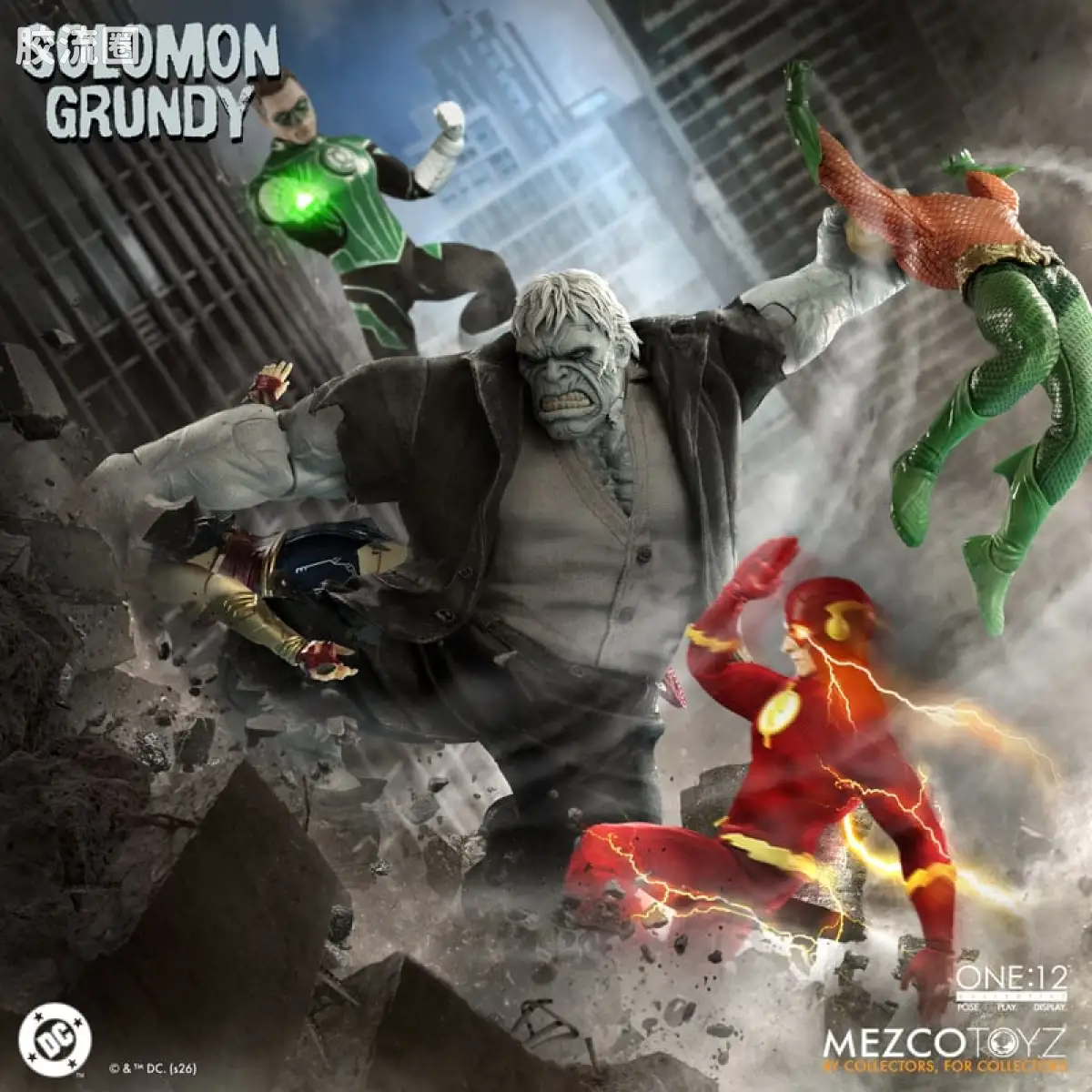Mezco one-12系列 1/12 DC Comics集体系列 所罗门·格兰迪 - 图片