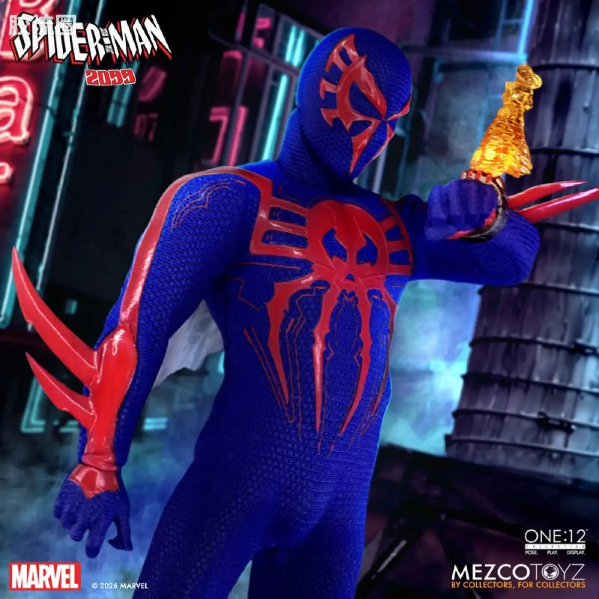 Mezco one-12系列 1/12 Marvel集体系列 蜘蛛侠2099 - 图片