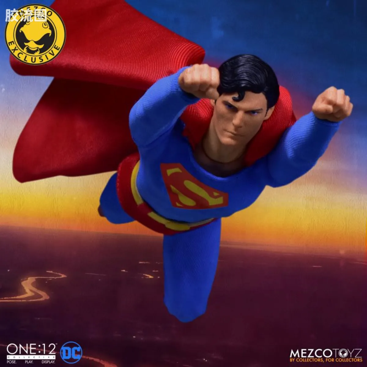 Mezco one-12系列 1/12 DC Comics集体系列 超人—里夫超人 - 图片